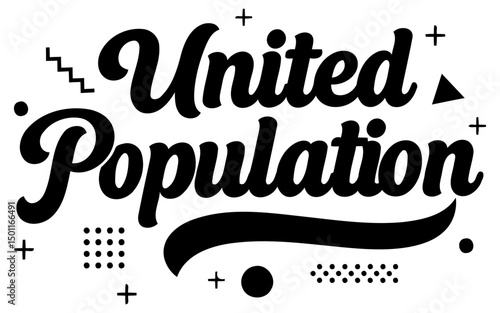 United States population graphic design with no people, stationary with no action, design element with no location, graphic designer, USA -