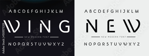 Creative modern urban alphabet font. Digital abstract moslem, futuristic, fashion, sport, minimal technology typography. Simple numeric vector illustration