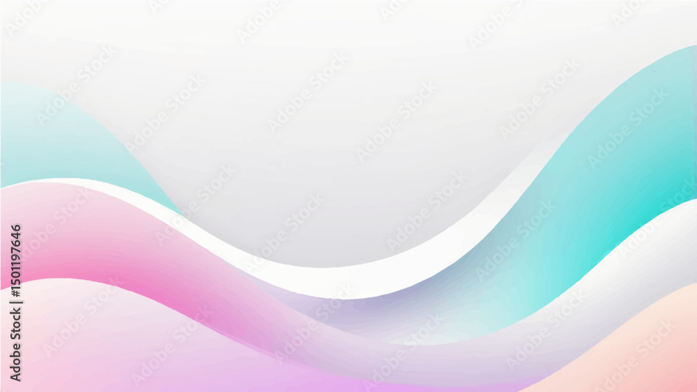 Obraz premium Abstract blue wave background with dynamic lines and modern digital style