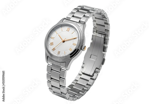 Photos Silver Watch: Minimalist Design