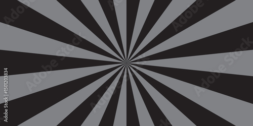 Sunburst Modern retro vintage sunrise sunbeam element spiral striped. Spiral starburst and striped pattern abstract geometric retro sunrays line wavy texture.	
