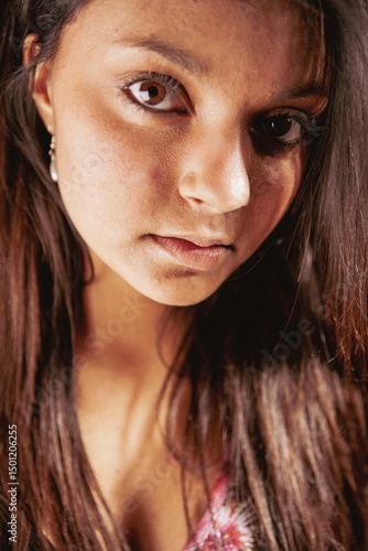 Fotografie Brown Eyed Portrait