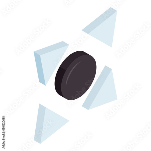 Editable design icon of control buttons