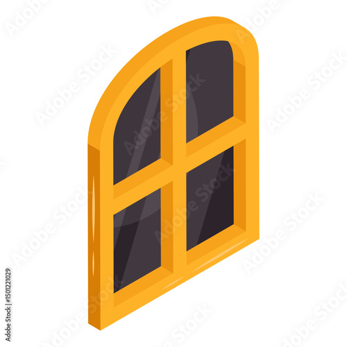 Editable design icon of window