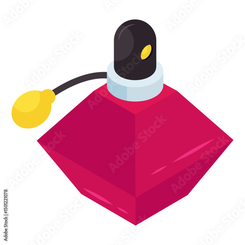 A unique design icon of perfume 