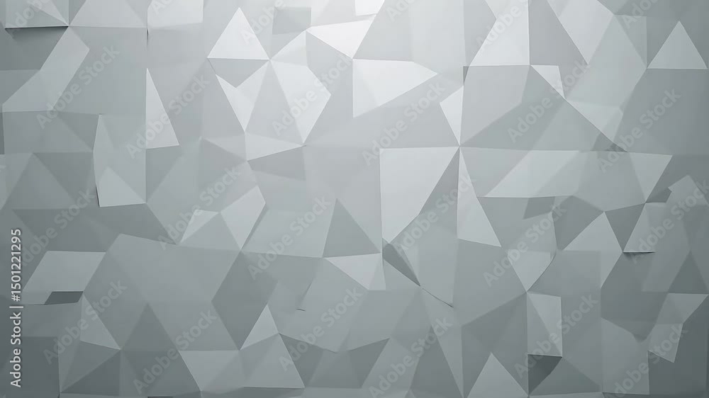 Abstract geometric background white triangles low poly design modern texture surface Abstract geometric background white triangles low poly design modern texture surface