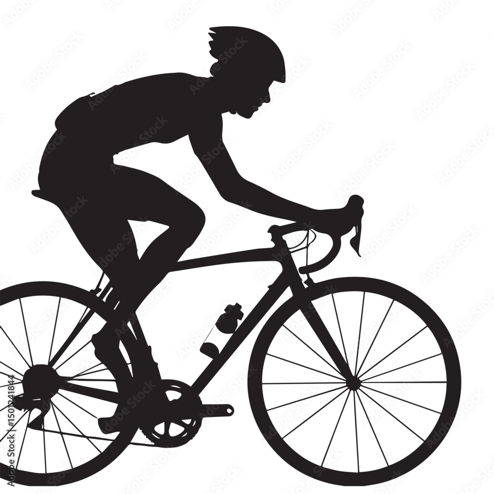Obraz premium cyclist vector