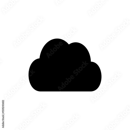 Cloud icon symbol for apps and websites. cloud sign and symbol