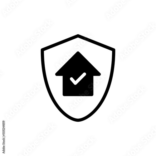 Free Download house insurance icon symbol for apps and websites. house protection sign and symbol - GFXLoad
