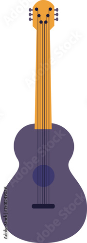 Acoustic Guitar Illustration