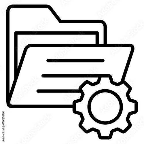 Project line icon