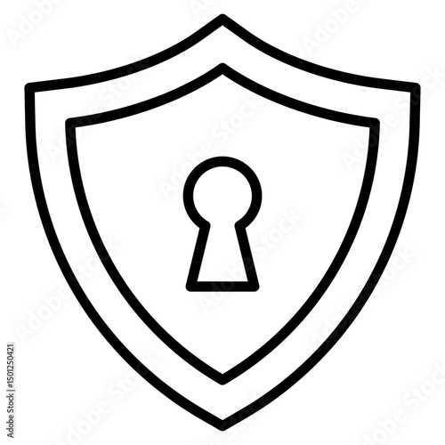Permission line icon