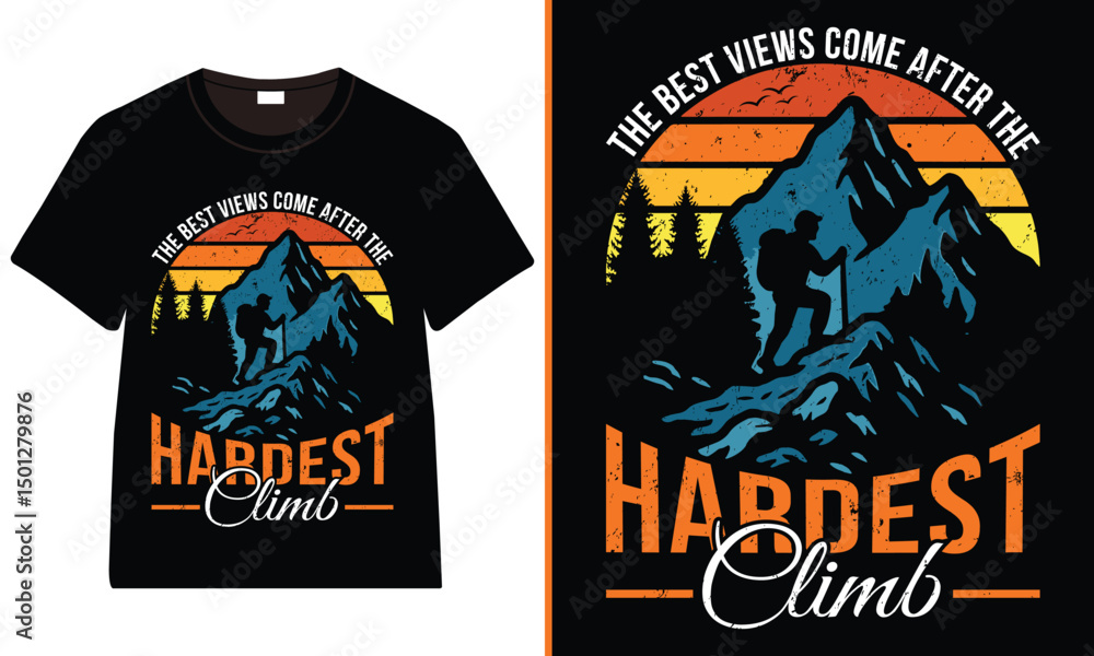 Motivational Hiking T-Shirt – Motivational Hiking T-Shirt –
