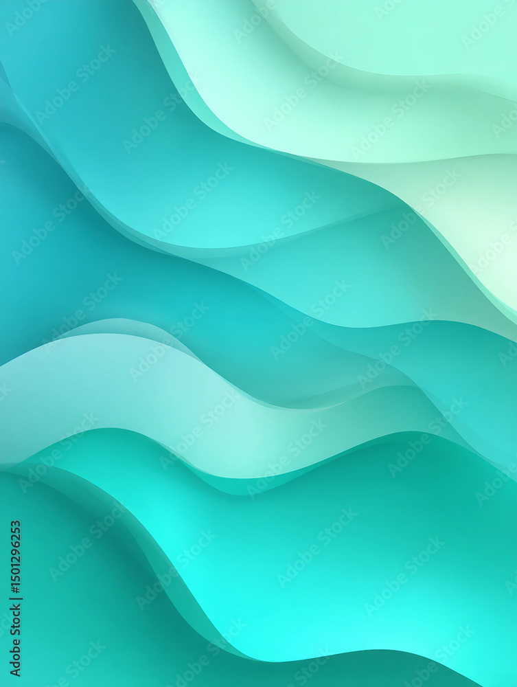 Fototapeta premium A blue and white background with wavy lines