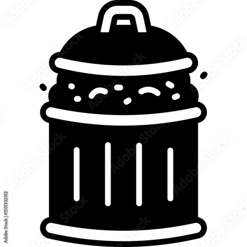 Full Trash Can icon