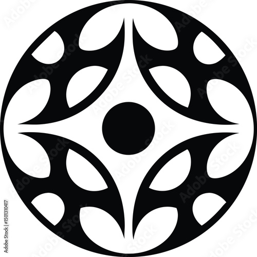 Detailed close up silhouette design of a possibly organic form with transparency