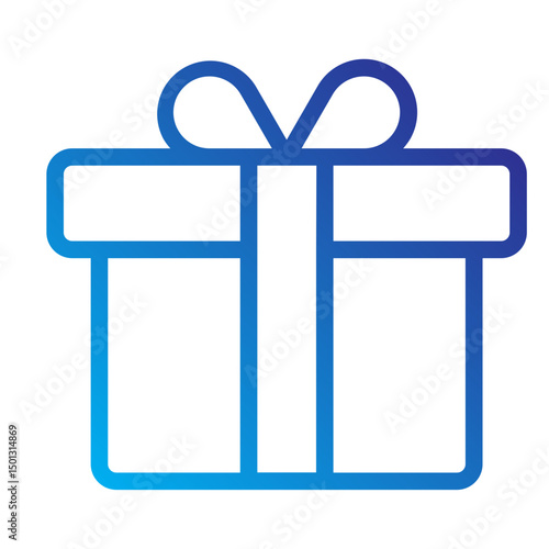 Gift box symbolizing giving during Eid