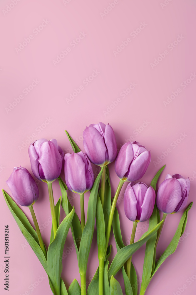 purple tulip floral arrangement with text space, elegant tulip composition on orange floral background, spring bloom with purple tulips and dew accents, purple tulip floral arrangement with text space, elegant tulip composition on orange floral background, spring bloom with purple tulips and dew accents,