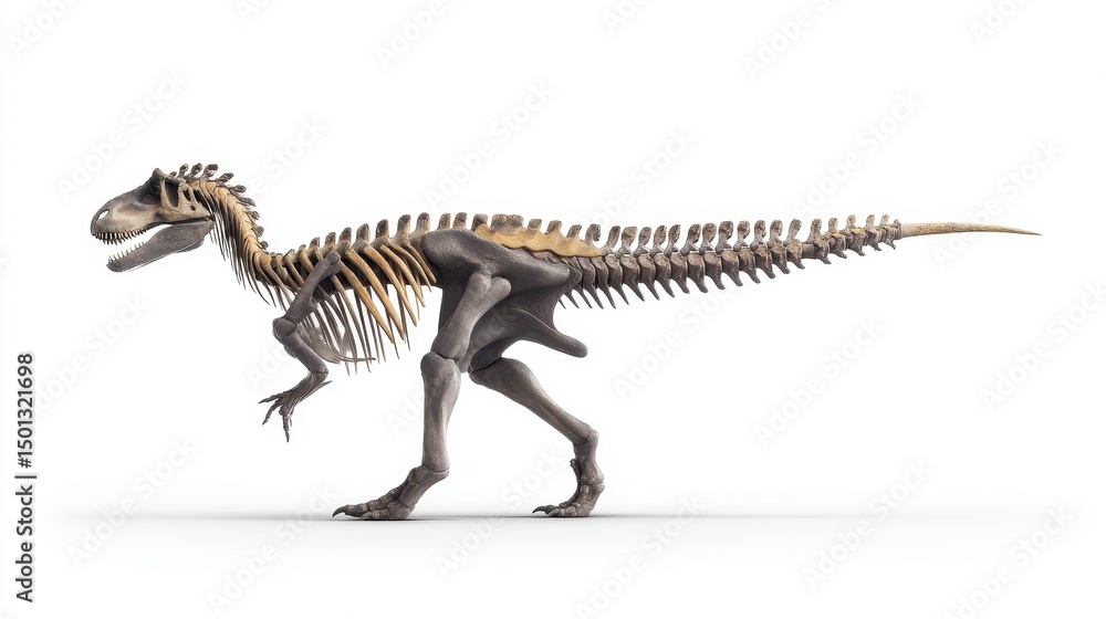 Complete Dinosaur Skeleton Ancient Prehistoric Reptile Fossil Exhibit Complete Dinosaur Skeleton Ancient Prehistoric Reptile Fossil Exhibit