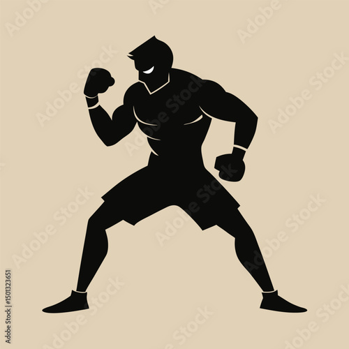 Silhouette of a running sport athlete vector illustration