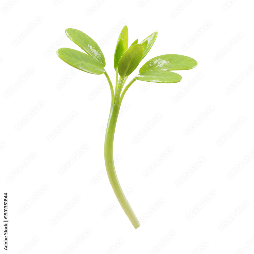 Fototapeta premium Fresh Green Alfalfa Sprout