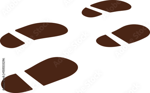 Footprints Leading To Mystery's Edge