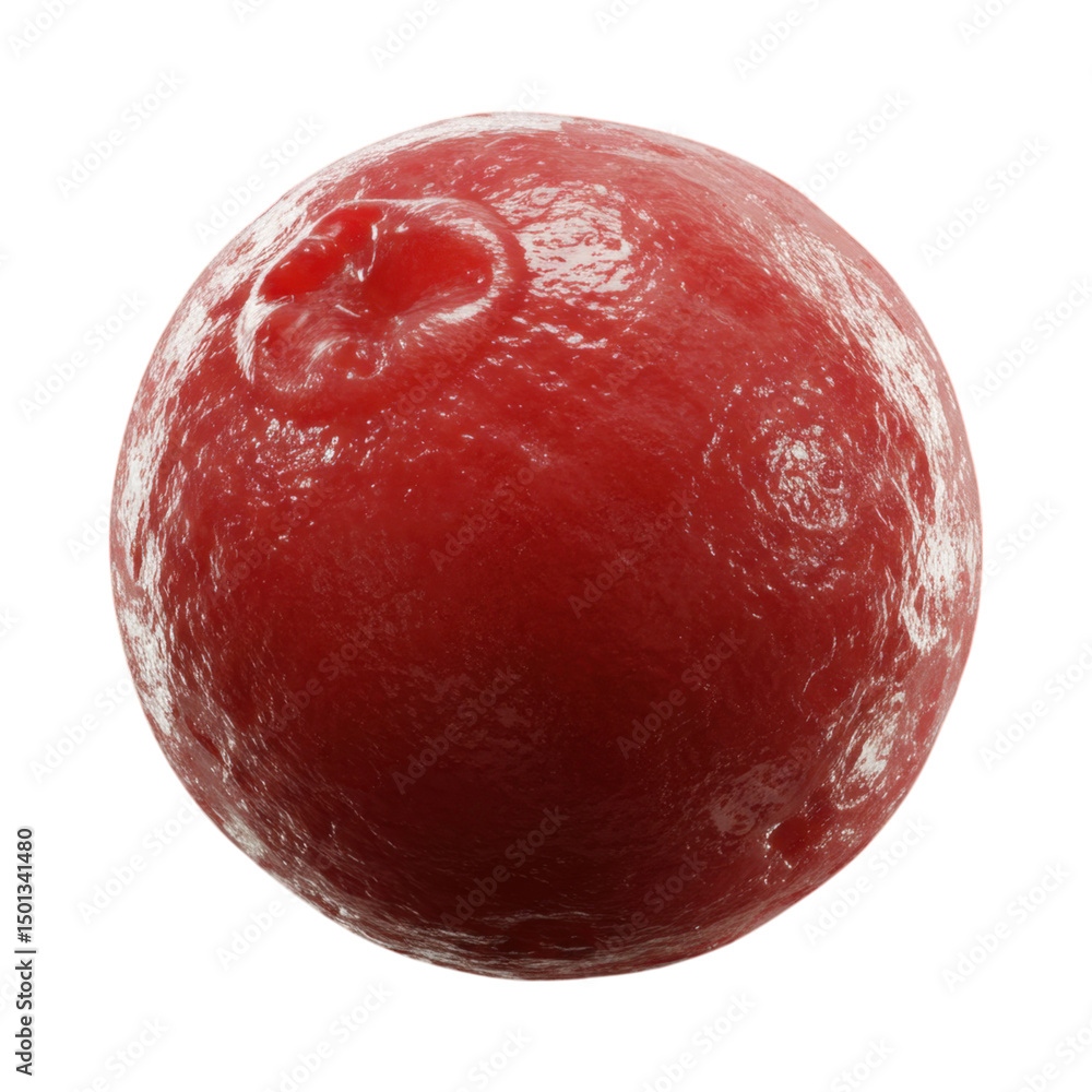 Obraz premium Vibrant Red Lingonberry Fruit Close Up 3D Render