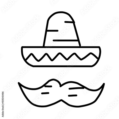 Landmark Line vector