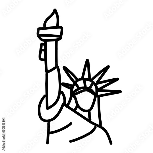 Landmark Line vector