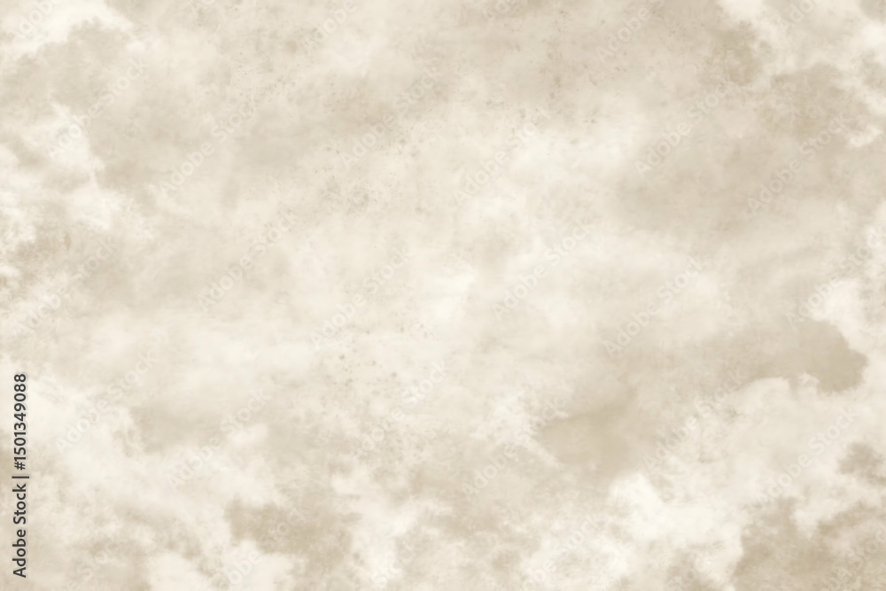 Obraz premium Brown sepia beige nude gray white abstract watercolor pattern. Paper brush stain splash