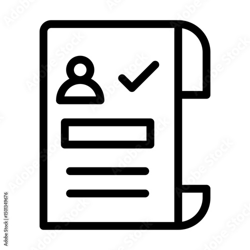 opinion line icon