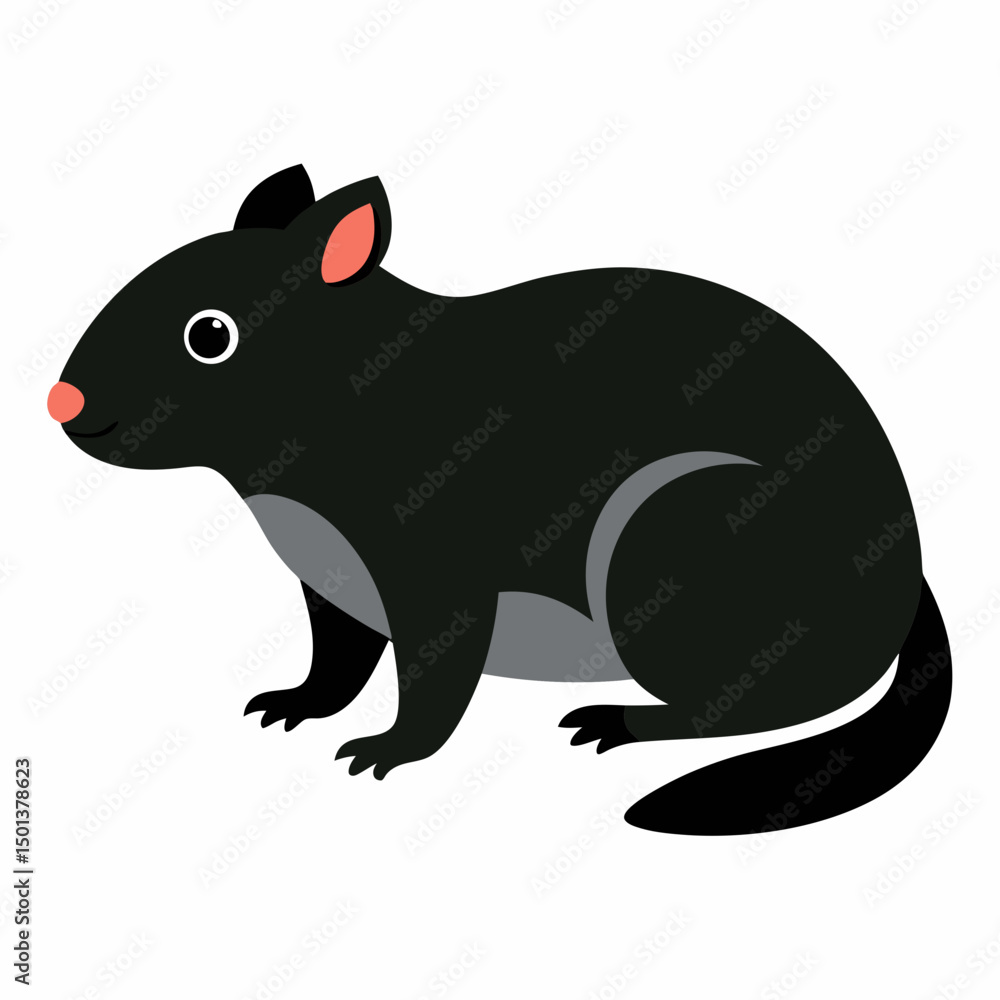 Fototapeta premium Lemming with white background