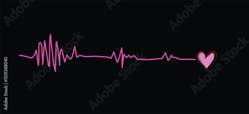 sound line wave background