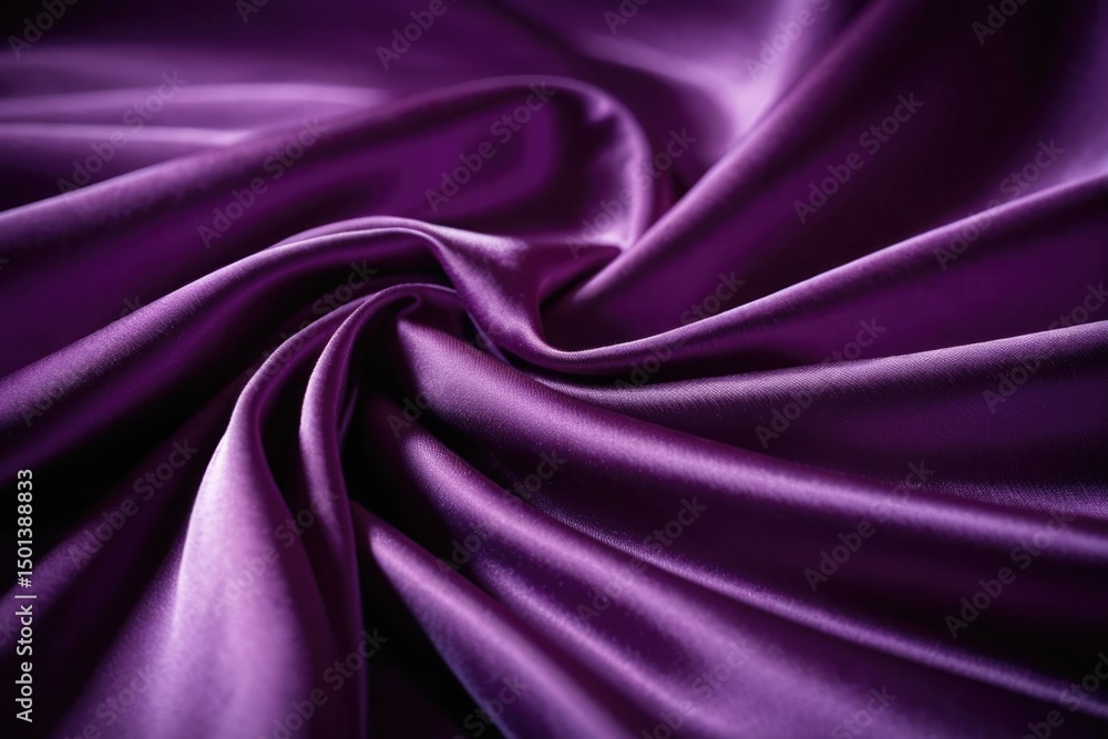 Fototapeta premium A detailed shot of a beautiful purple fabric texture