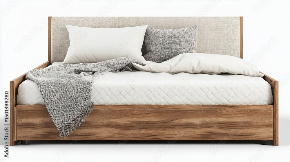 Obraz premium Trundle bed isolated on transparent background