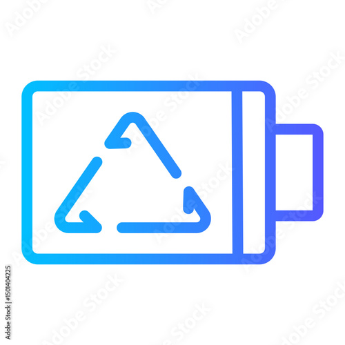 battery recycling icon