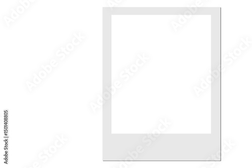 vector polaroid card