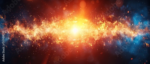 explosion in the dark