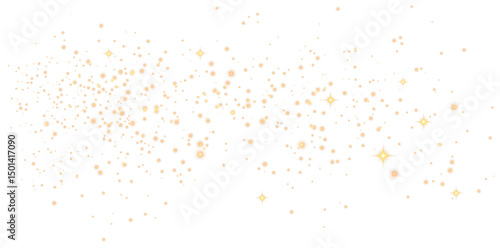 Glow light effect. Sparkling light or sparkling dust png. Vector illustration. Christmas flash, dust.