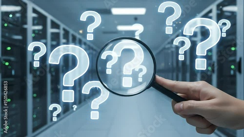 Data Mystery: Question Marks and Servers Under Scrutiny