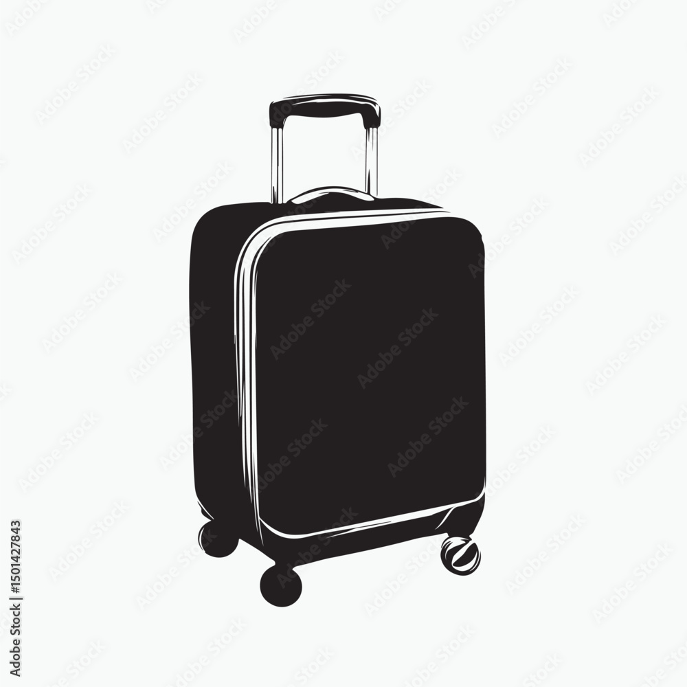 travel suitcase isolated on white travel suitcase isolated on white