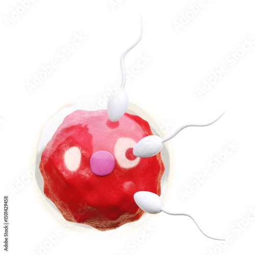 Fertilization 3d Icon
