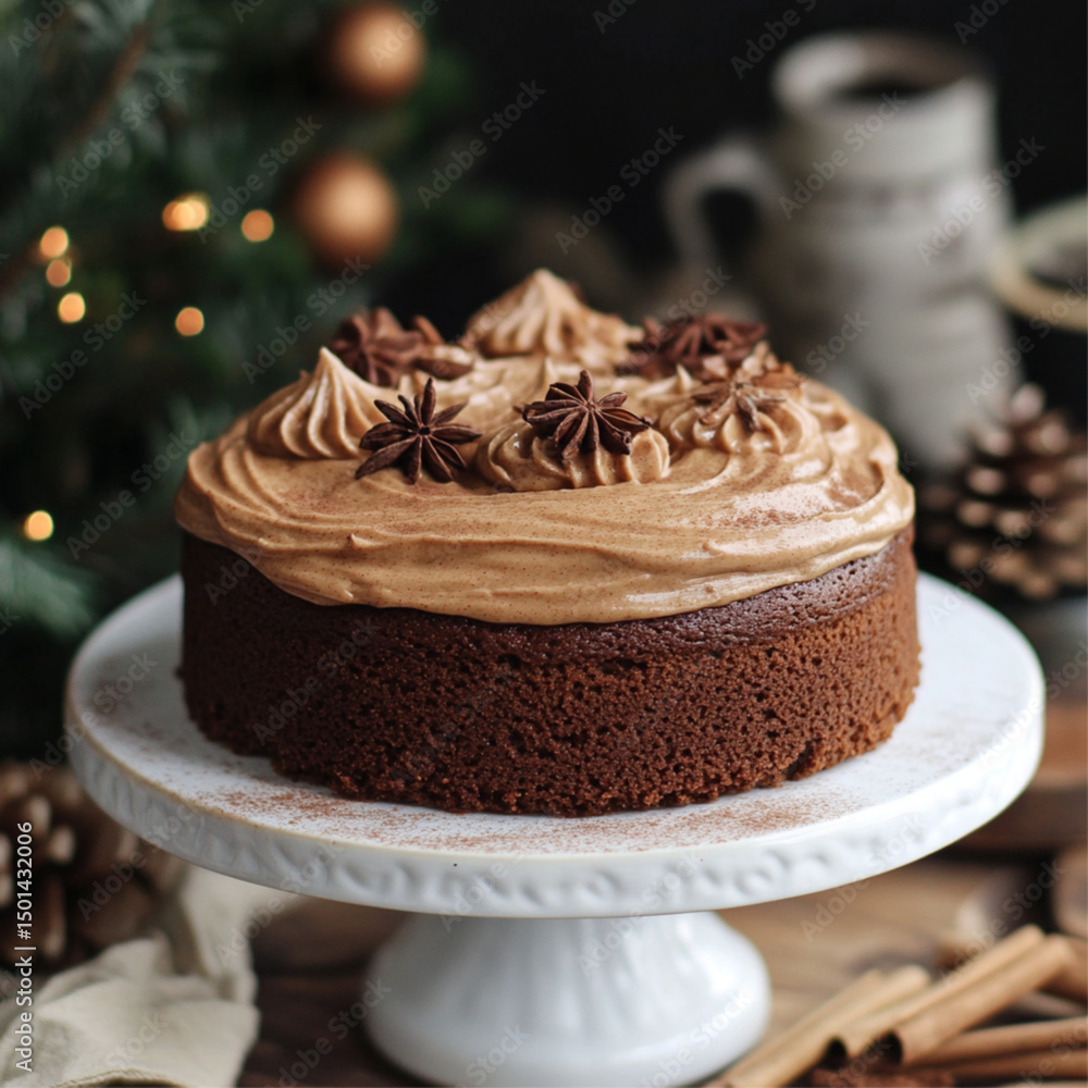Gingerbread Cake with Cinnamon Molasses Frosting Gingerbread Cake with Cinnamon Molasses Frosting