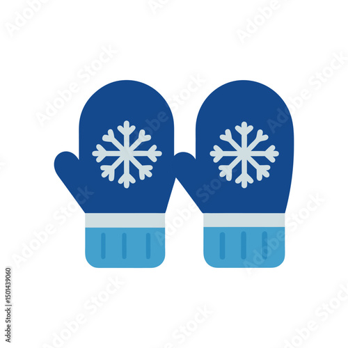 winter-mittens-with-snowflake-pattern