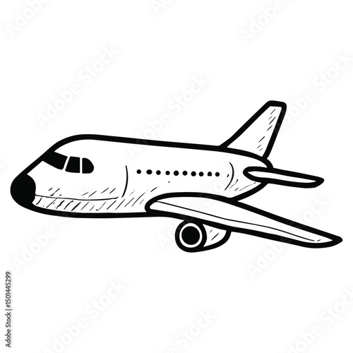 Commercial airplane