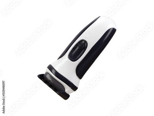 Electric Hair Trimmer 3D Icon – Grooming Razor and Barber Tools Illustration