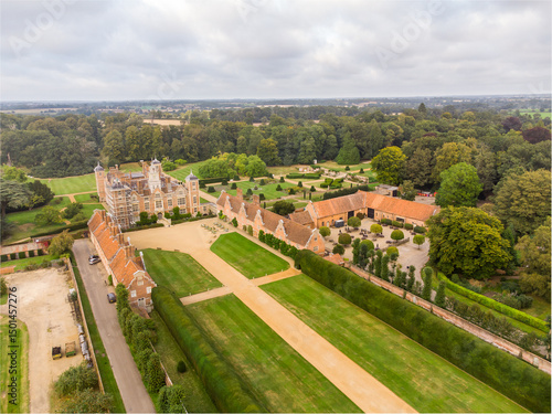 Drone and Landscape photos of BIcling Estate in Norfolk, united Kingdom captured by Estate Visuals