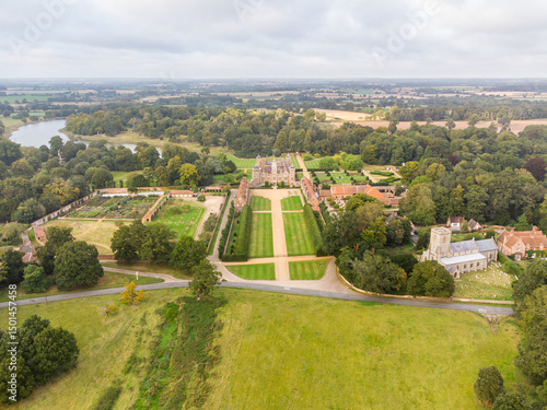 Drone and Landscape photos of BIcling Estate in Norfolk, united Kingdom captured by Estate Visuals
