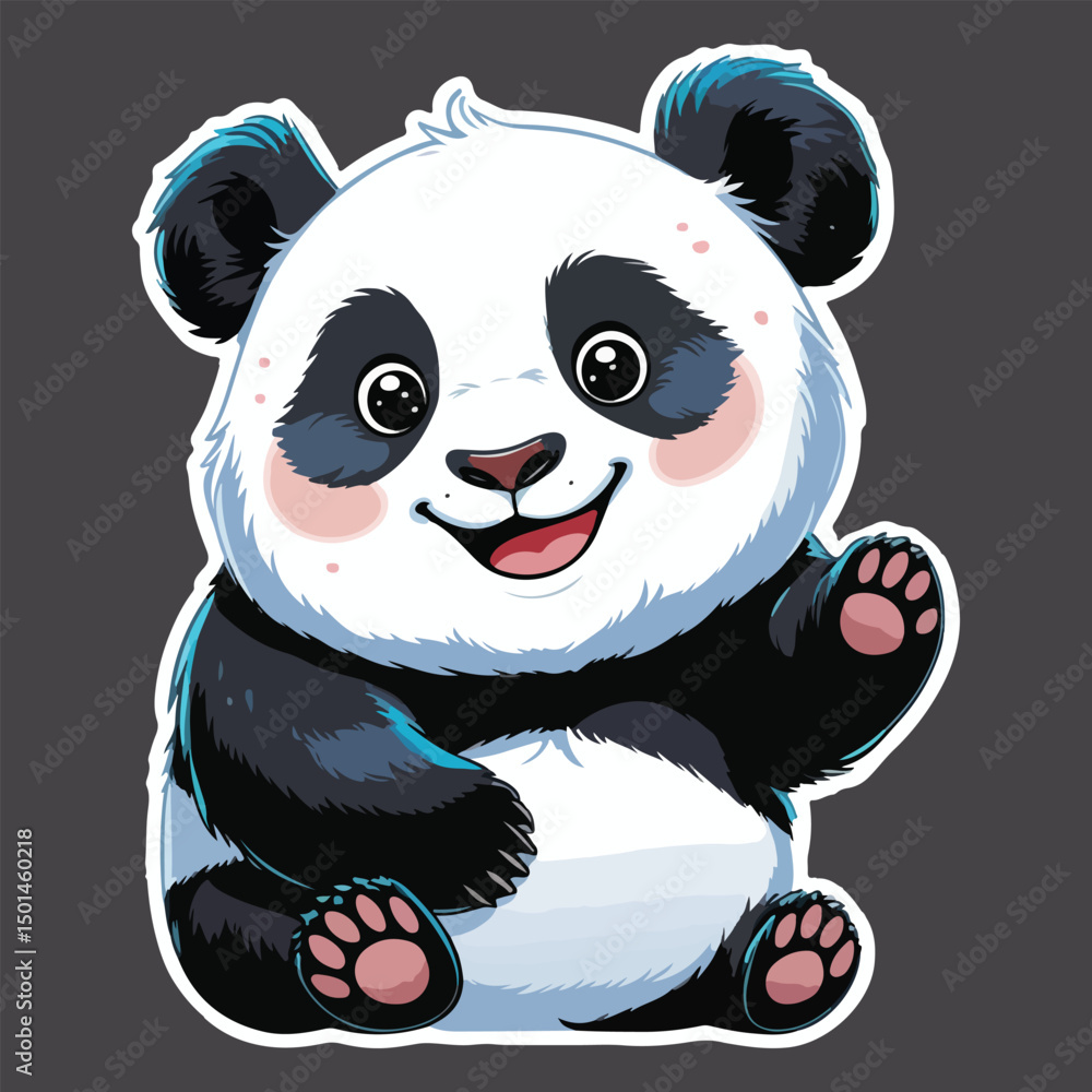 Fototapeta premium create a brightly colored cheerful sticker 12.eps