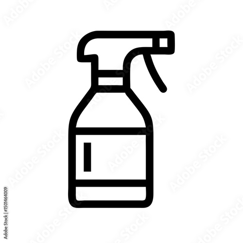 Cleaning spray bottle icon, simple design, for websites and apps